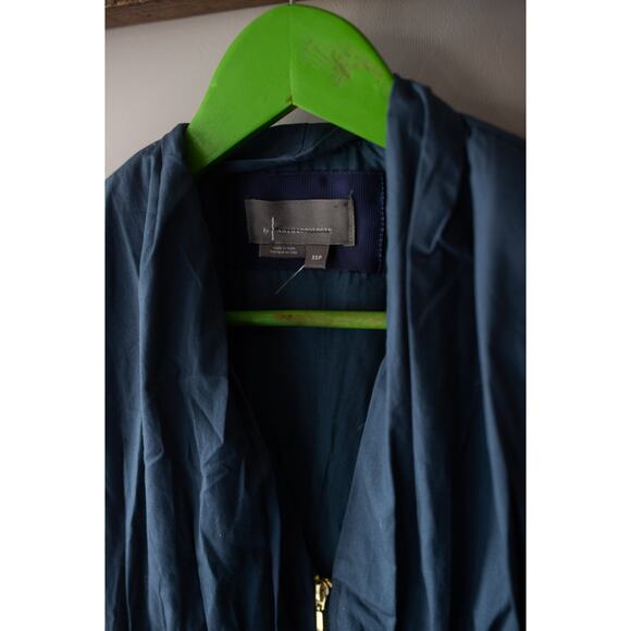 Anthropologie The Tommie Cap-Sleeve Smocked Front-Zip Shirt Dress XSP NEW - Picture 3 of 4